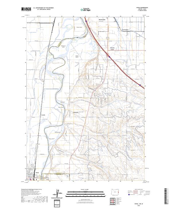 Nyssa, OR-ID — USGS 7.5-minute topo (2024)