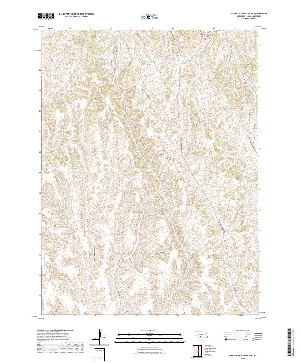 Jeffrey Reservoir SW, NE — USGS 7.5-minute topo (2021)