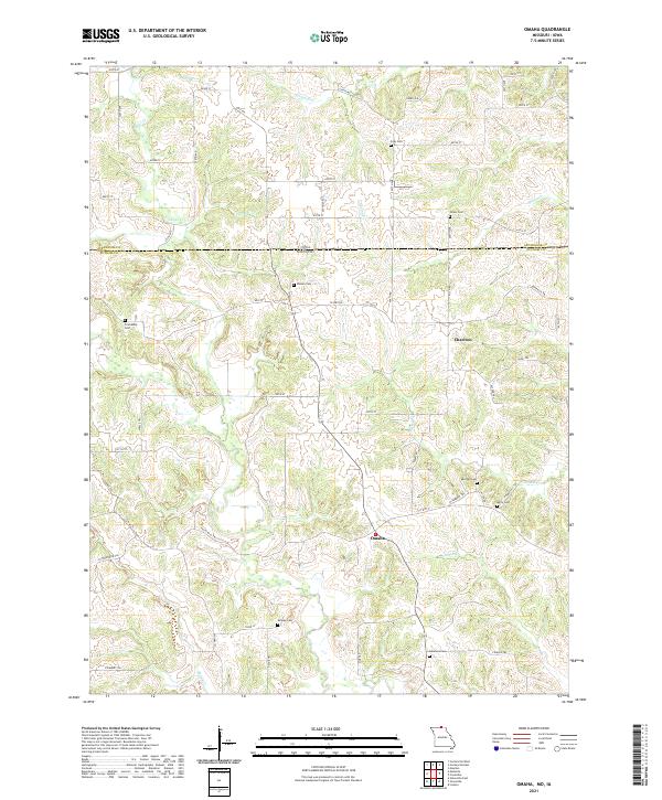 Omaha, MO-IA — USGS 7.5-minute topo (2021)