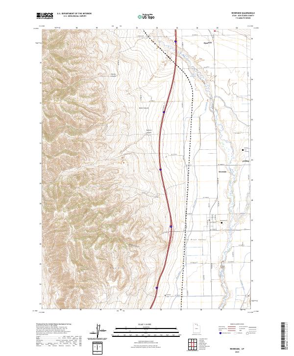 Riverside, UT — USGS 7.5-minute topo (2023)