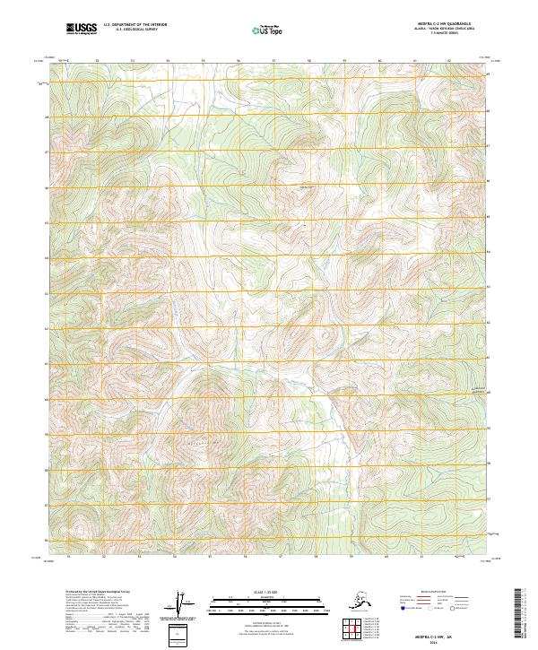 Medfra C-2 NW, AK — USGS 7.5-minute topo (2024)