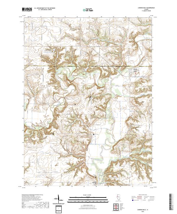 London Mills, IL — USGS 7.5-minute topo (2024)