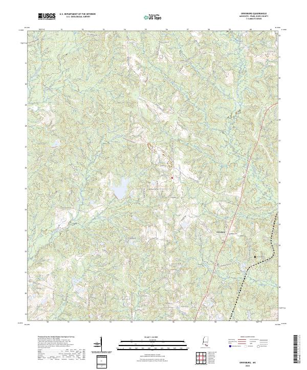 Orvisburg, MS — USGS 7.5-minute topo (2024)