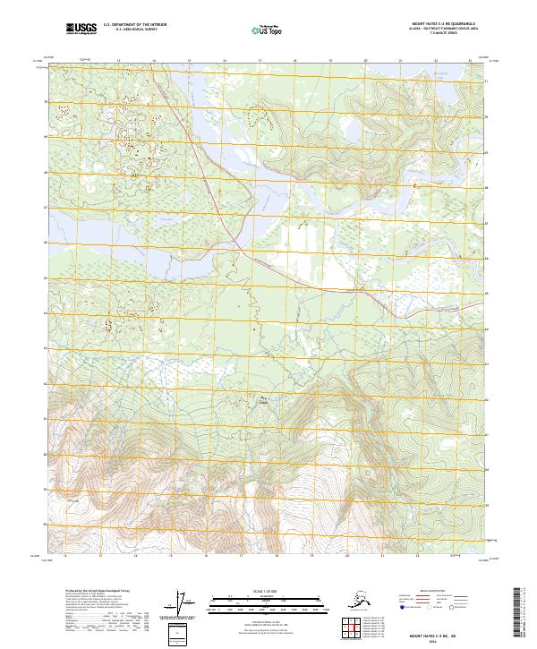 Mount Hayes C-2 NE, AK — USGS 7.5-minute topo (2024)