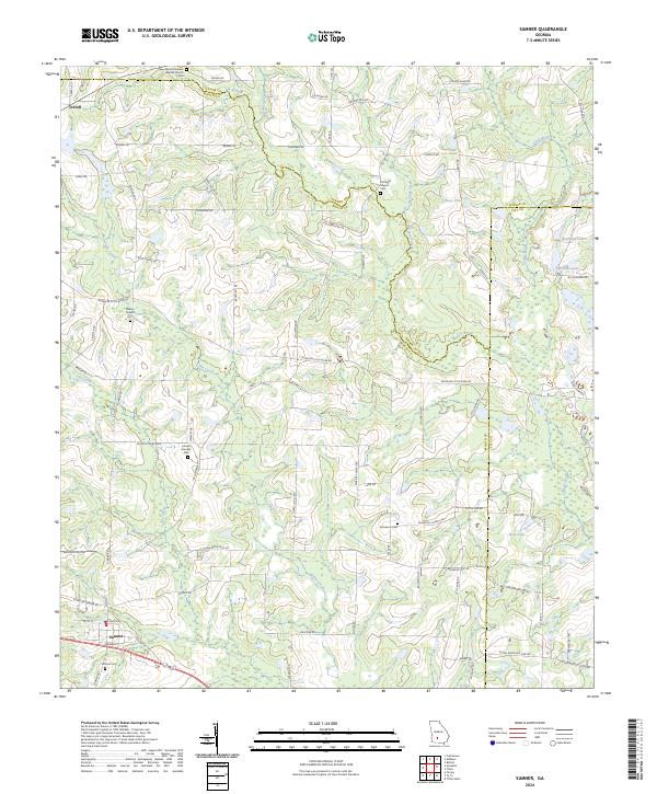 Sumner, GA — USGS 7.5-minute topo (2024)