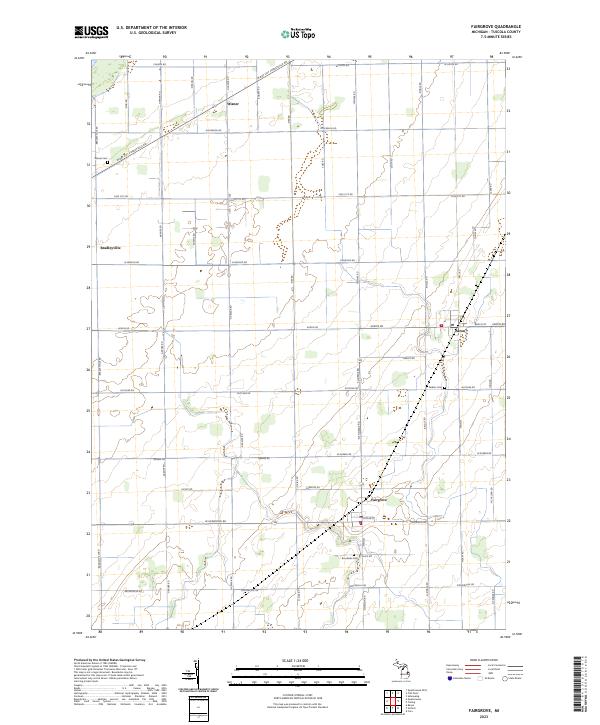 Fairgrove, MI — USGS 7.5-minute topo (2023)