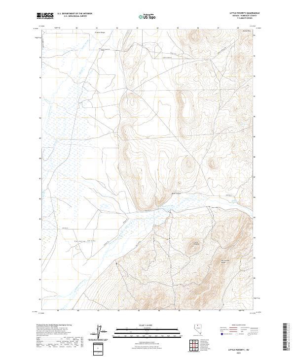 Little Poverty, NV — USGS 7.5-minute topo (2021)