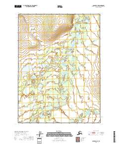 Coleen D-3 NE, AK — USGS 7.5-minute topo (2018)