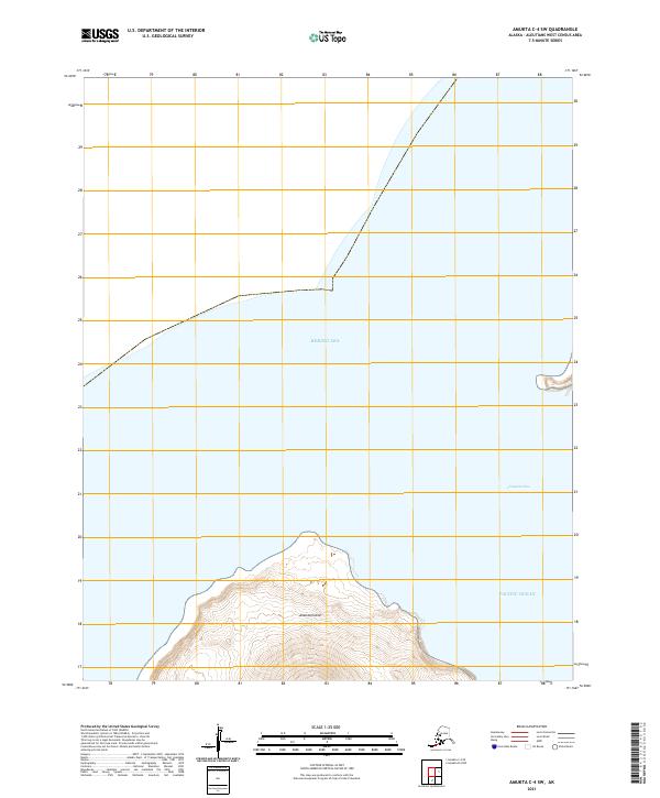 Amukta C-4 SW, AK — USGS 7.5-minute topo (2021)