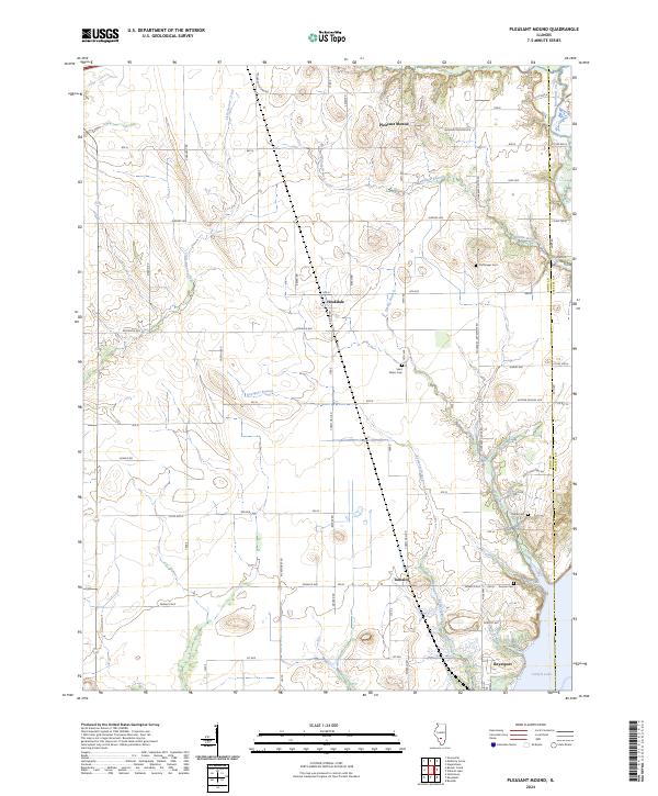 Pleasant Mound, IL — USGS 7.5-minute topo (2024)