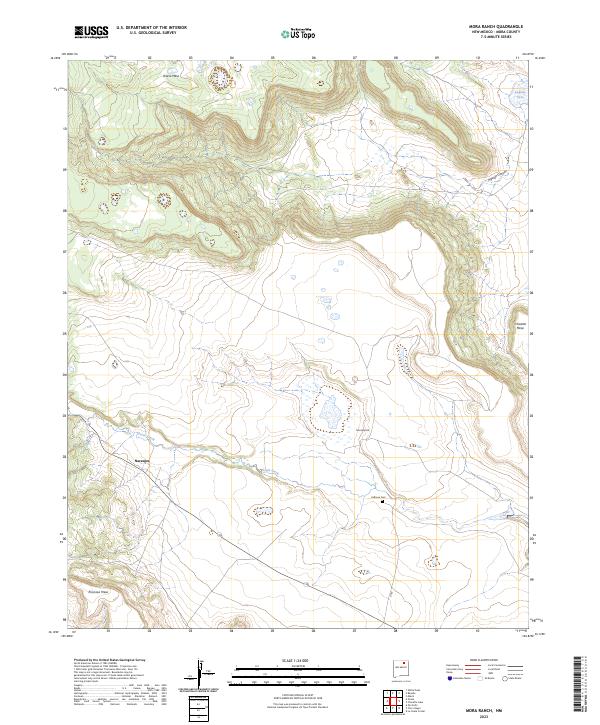 Mora Ranch, NM — USGS 7.5-minute topo (2023)