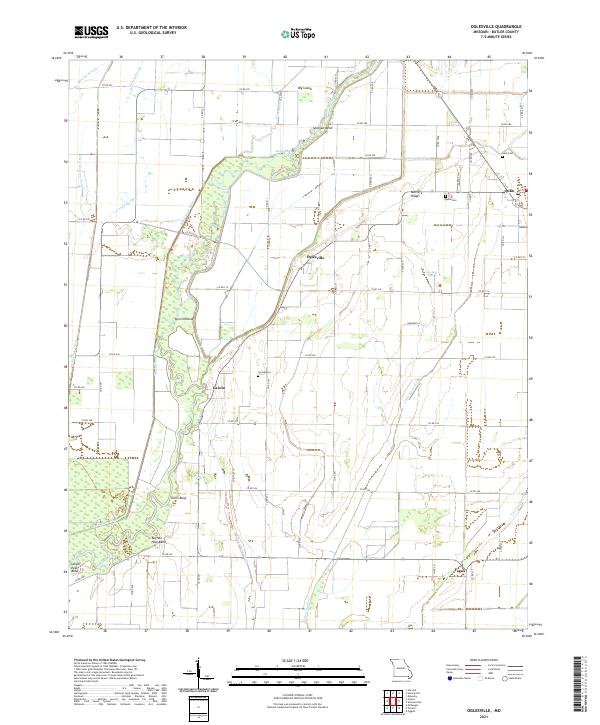 Oglesville, MO — USGS 7.5-minute topo (2021)
