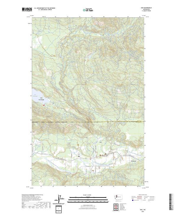 Oso, WA — USGS 7.5-minute topo (2023)