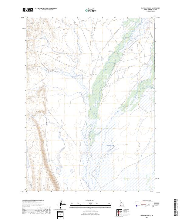Flying H Ranch, ID — USGS 7.5-minute topo (2023)