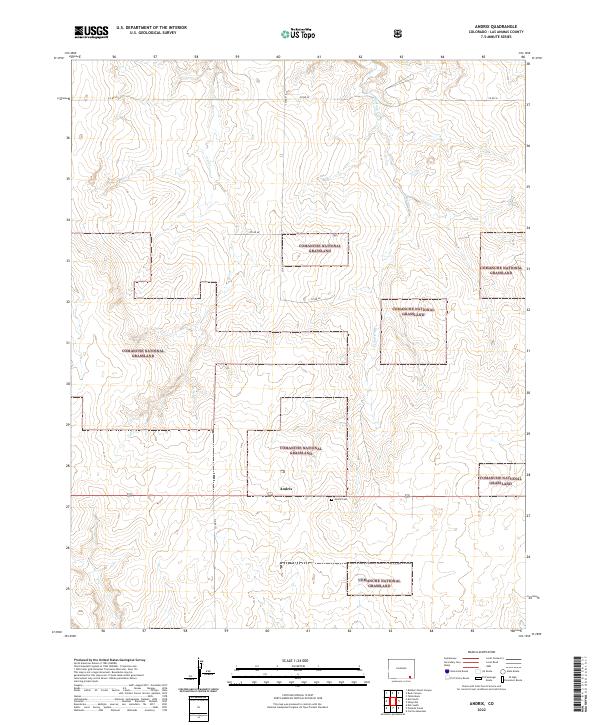 Andrix, CO — USGS 7.5-minute topo (2022)