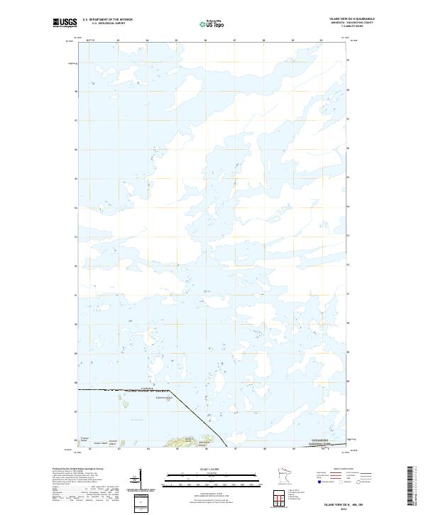 Island View OE N, MN-ON — USGS 7.5-minute topo (2022)