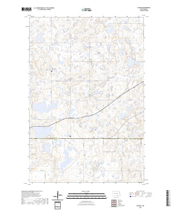 Guyson, ND — USGS 7.5-minute topo (2024)