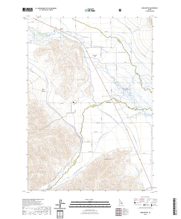 Darlington, ID — USGS 7.5-minute topo (2024)