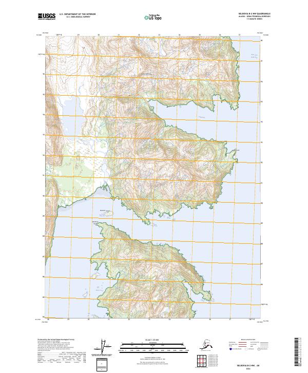 Seldovia B-2 NW, AK — USGS 7.5-minute topo (2024)
