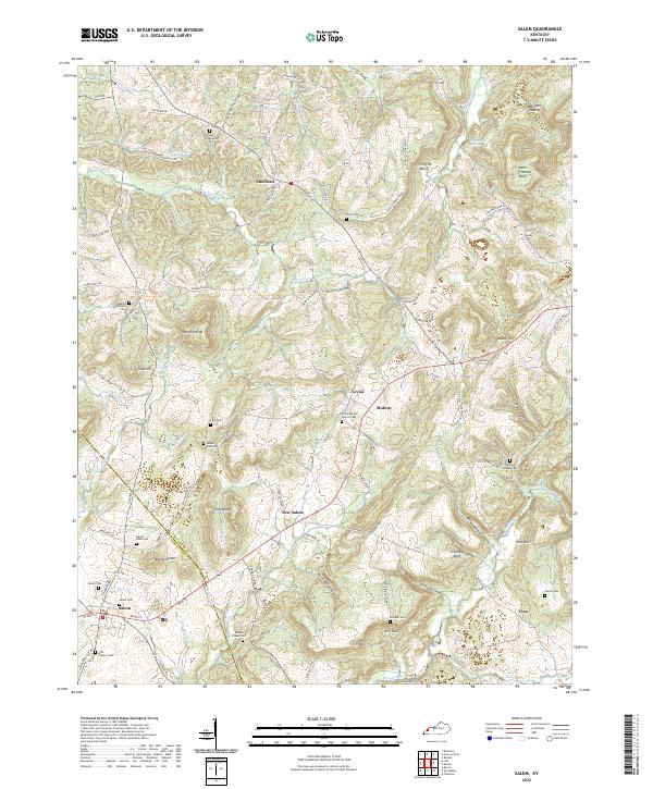 Salem, KY — USGS 7.5-minute topo (2022)