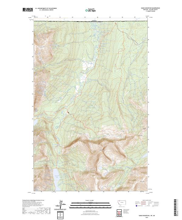 Gable Mountain, MT-AB — USGS 7.5-minute topo (2024)