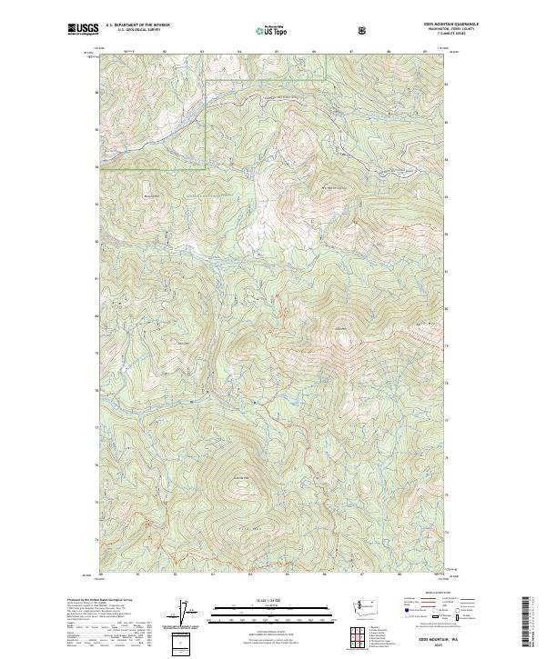 Edds Mountain, WA — USGS 7.5-minute topo (2023)