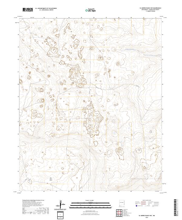 El Morro Ranch NW, NM — USGS 7.5-minute topo (2023)