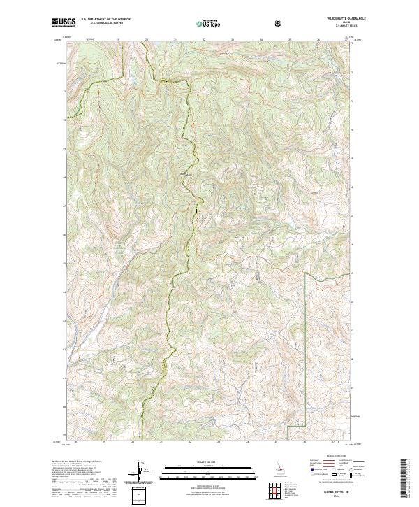Wards Butte, ID — USGS 7.5-minute topo (2024)