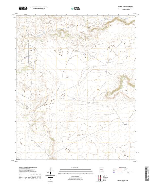 George Ranch, NM — USGS 7.5-minute topo (2023)