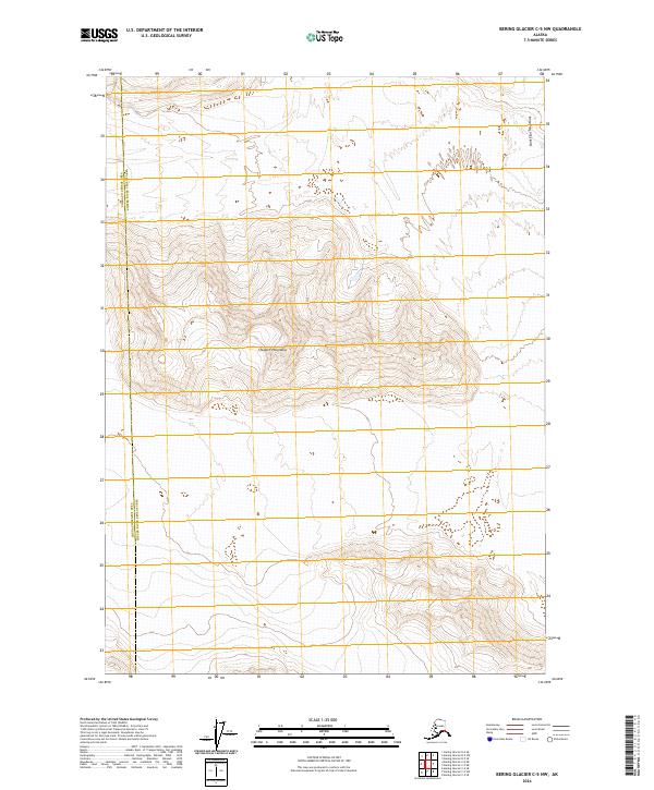 Bering Glacier C-5 NW, AK — USGS 7.5-minute topo (2024)