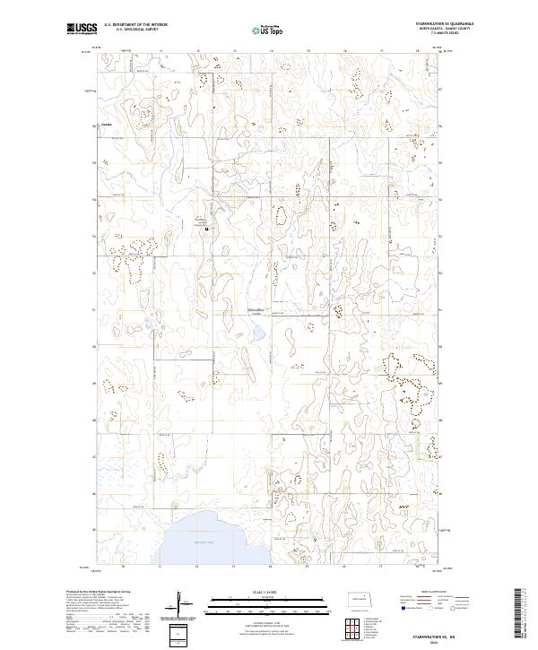 Starkweather SE, ND — USGS 7.5-minute topo (2024)