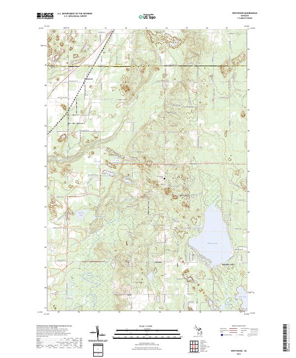 Westwood, MI — USGS 7.5-minute topo (2023)