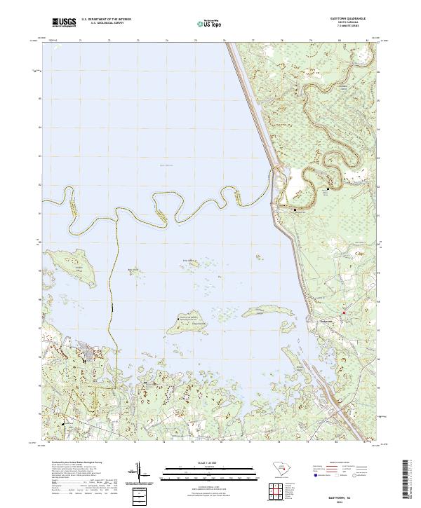 Eadytown, SC — USGS 7.5-minute topo (2024)