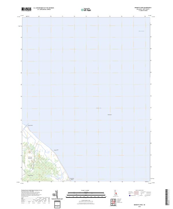 Bennetts Pier, DE — USGS 7.5-minute topo (2023)