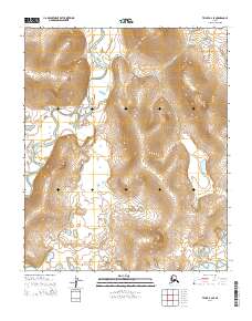 Teller B-2 SE, AK — USGS 7.5-minute topo (2014)
