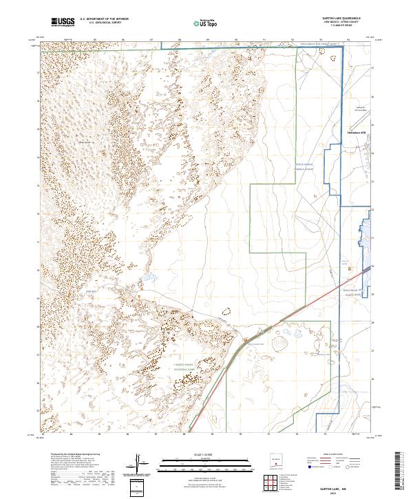 Garton Lake, NM — USGS 7.5-minute topo (2023)