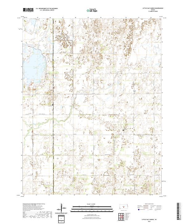 Little Salt Marsh, KS — USGS 7.5-minute topo (2022)
