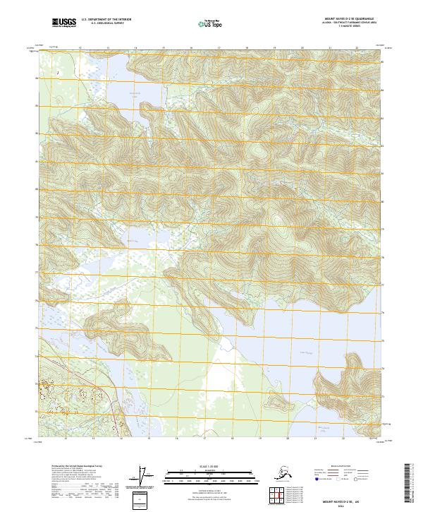 Mount Hayes D-2 SE, AK — USGS 7.5-minute topo (2024)