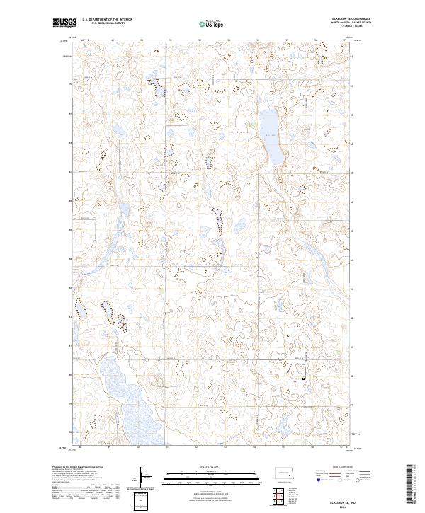 Eckelson SE, ND — USGS 7.5-minute topo (2024)