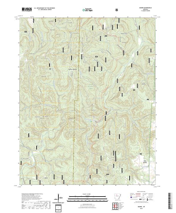 Moore, AR — USGS 7.5-minute topo (2024)