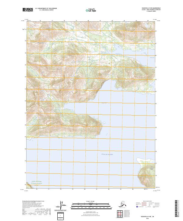 Seldovia A-5 NE, AK — USGS 7.5-minute topo (2024)
