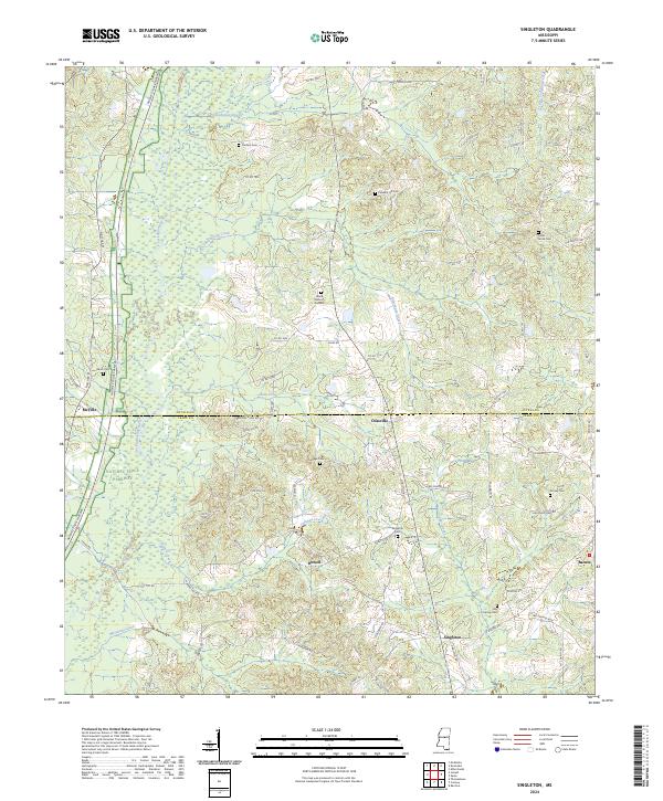 Singleton, MS — USGS 7.5-minute topo (2024)