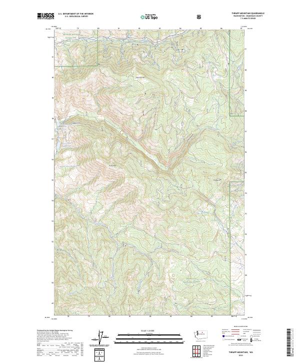 Thrapp Mountain, WA — USGS 7.5-minute topo (2023)