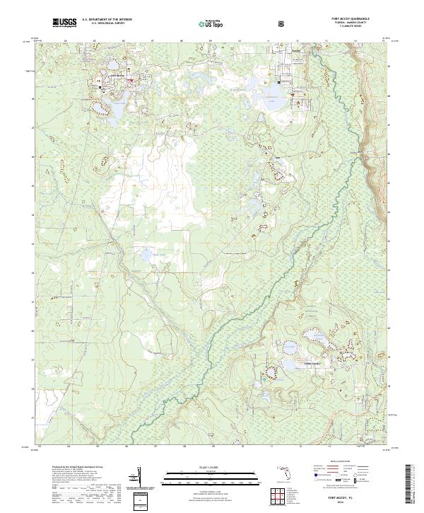 Fort McCoy, FL — USGS 7.5-minute topo (2024)