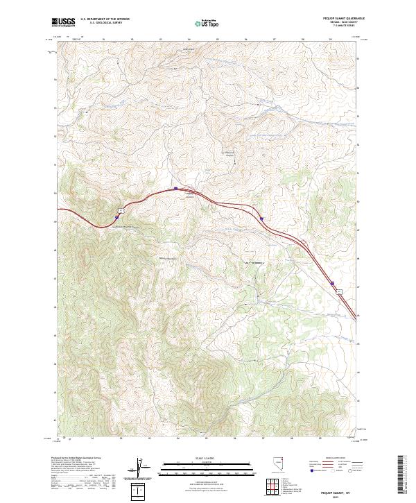 Pequop Summit, NV — USGS 7.5-minute topo (2023)