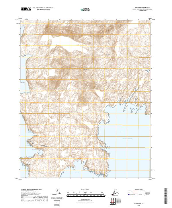 Adak B-3 NE, AK — USGS 7.5-minute topo (2021)