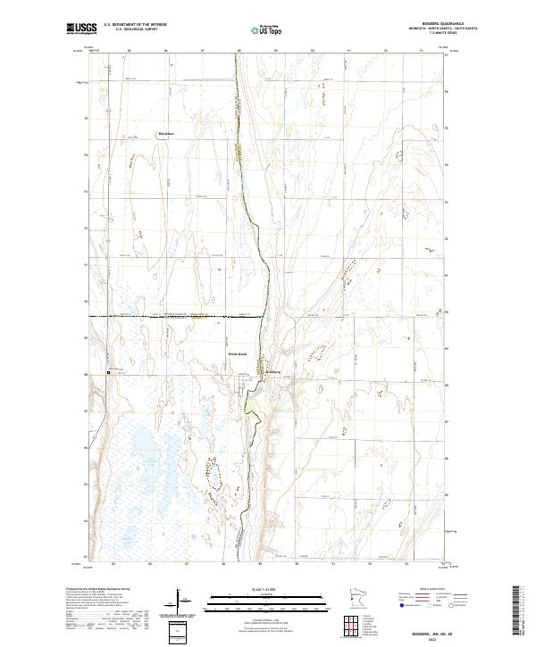 Boisberg, MN-ND-SD — USGS 7.5-minute topo (2022)
