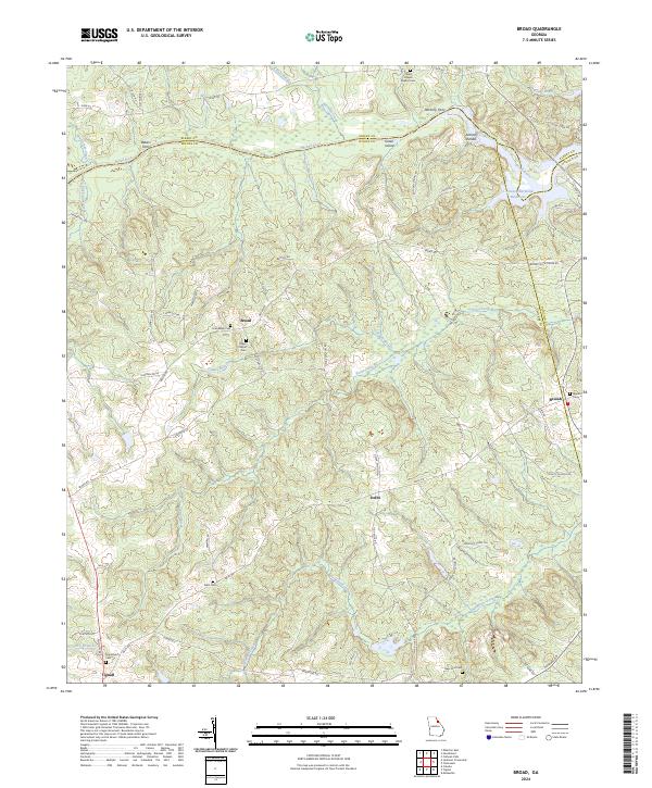 Broad, GA — USGS 7.5-minute topo (2024)