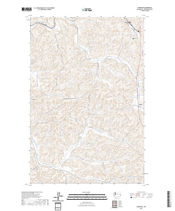 Thornton, WA — USGS 7.5-minute topo (2023)