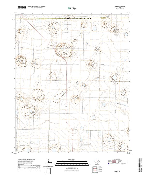 Jumbo, TX — USGS 7.5-minute topo (2022)